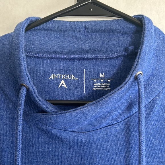 Men's Antigua Heather Royal Los Angeles Rams Cloud Pullover Hoodie size M - Picture 4 of 6